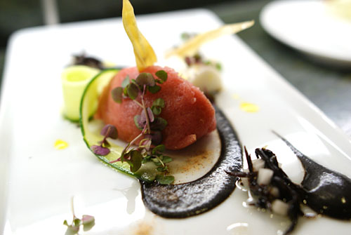 Mediterranean Blue Fin Tuna Tartare with Hijiki Seaweed & Daikon