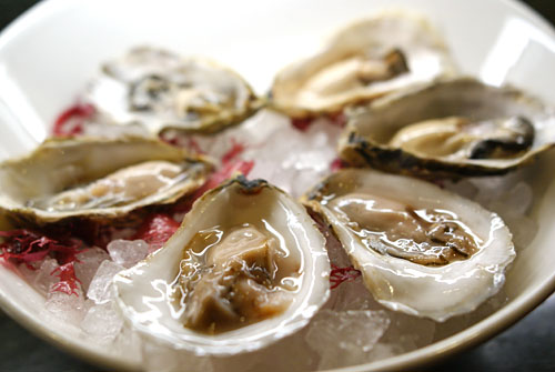 Oysters with Horseradish & Ponzu