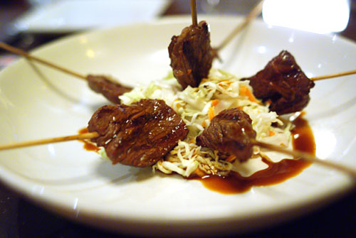 Marinated Tenderloin Bites with Soy, Lime and Garlic