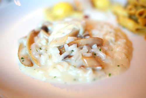 Il Risotto 'Vialone Nano' con Finferli e Gorgonzola