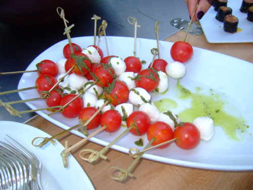 Skewered Insalata Caprese