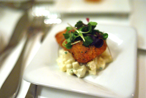 Sweetbread Schnitzel with Potato Salad