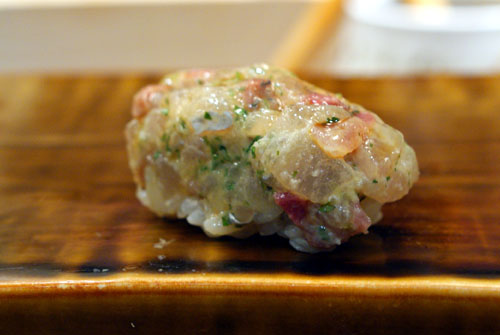 Aji No Tataki / Chopped Spanish Mackerel