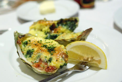 Oysters Rockefeller