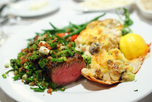 Lobster Thermidor, Dal Rae & Dal Rae Famous Pepper Steak