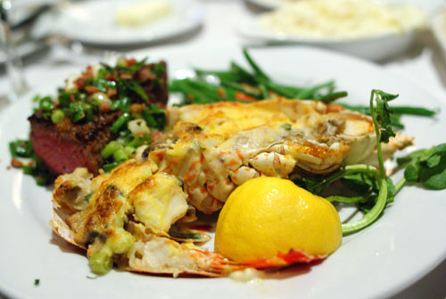 Lobster Thermidor, Dal Rae & Dal Rae Famous Pepper Steak