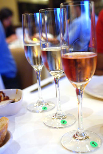 Flight of Sparkling Wines