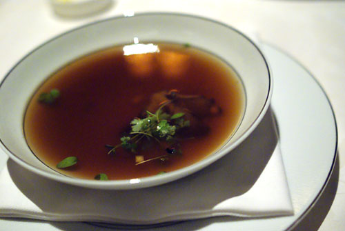 Consommé of Wild Mushrooms