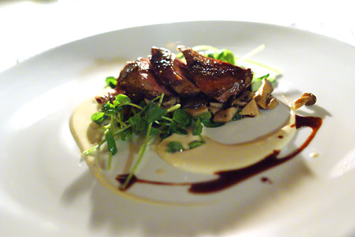 Wood grilled California squab