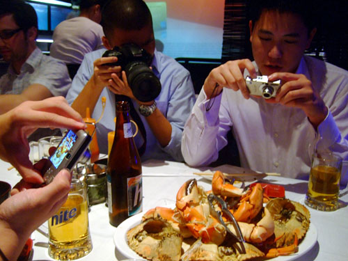 Crab Paparazzi