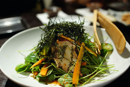 Steamed Octopus and Watercress Salad