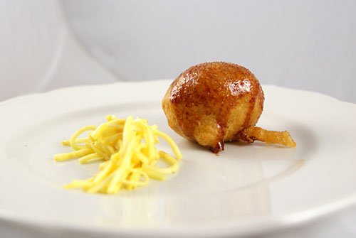 Foie Gras Beignet, Celery Roots Remoulade