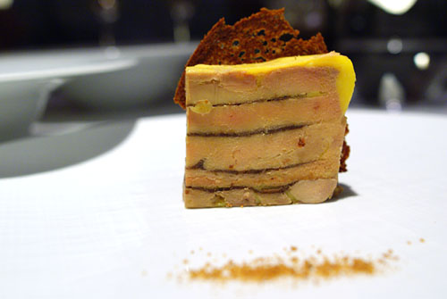 SONOMA VALLEY FOIE GRAS DÉGUSTATION: Terrine, Dried Figs, Toasted Ginger Bread