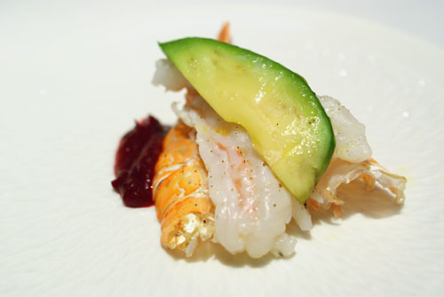 LANGOUSTINE FIVE WAYS: Grilled with TTB Sauce, Avocado