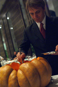 Pumpkin Soup, Poached Egg and Alba White Truffles