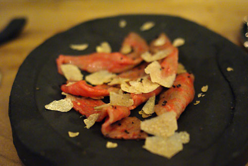 Ohmi Beef Tataki with White Truffle