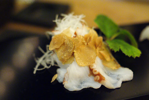 Tako with White Truffle Sauce