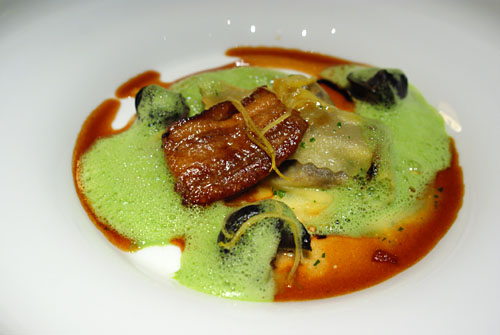 Escargot and Pork Belly Agnolotti