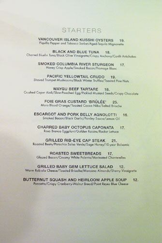 Sage Menu