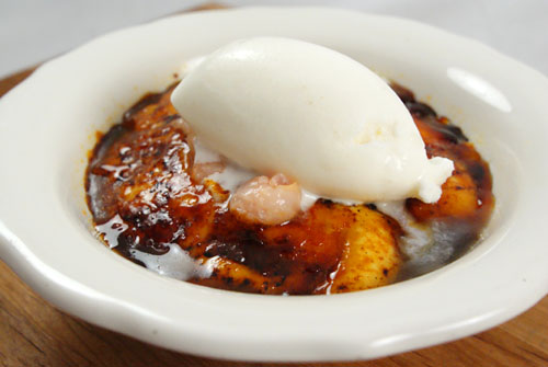 Vanilla Crème Brulee, Rose Ice Cream