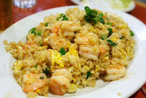 Arroz Chaufa de Camarones