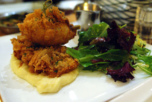 Fried Chicken with Mashed Potato