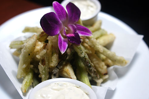 crispy asparagus