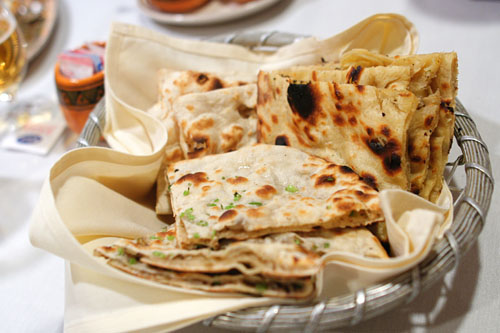 Naan, Lachna Parantha, Onion Kulcha