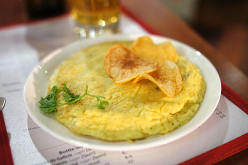 Tortilla de patatas al momento