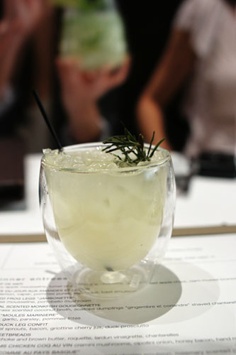 YUZU & CHARRED ROSEMARY GIN TONIC