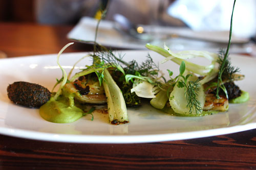 seasons first 'orion' FENNEL, compressed - confit - puree