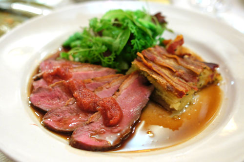 Grilled Sonoma Liberty duck breast