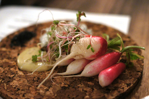 crunchy 'french breakfast' radishes