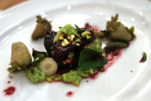 'FORONO' BEET BAKED IN A ROSE GERANIUM SALT CRUST