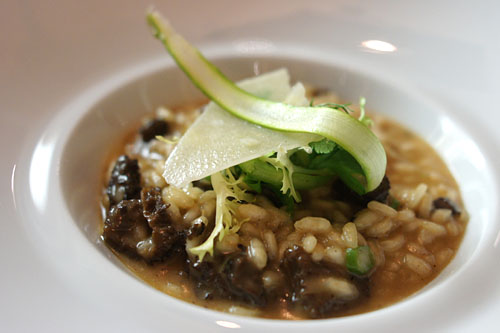 Creamy Morels Risotto