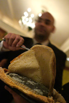 Salt Baked Turbot Tableside Presentation