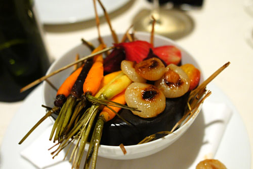 Summer Vegetables Roasted in Hay