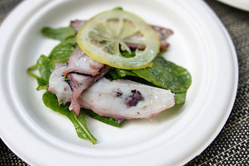 White wine braised Spanish octopus