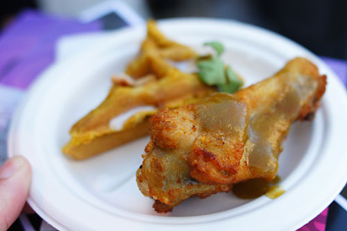 Indian spiced fried chicken