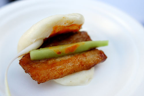 Slow braised pork belly bao buns