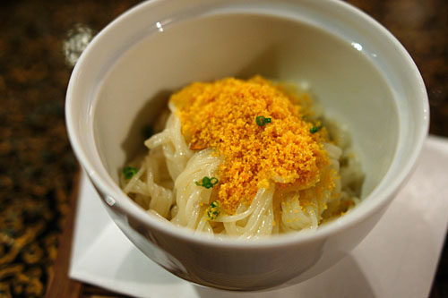 Somen Noodle with Bottarga