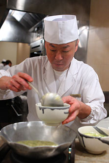 Masa-san with Udon