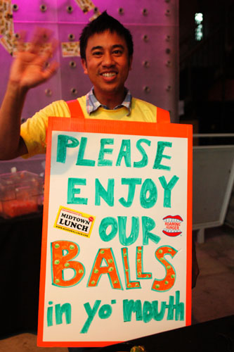 Please Enjoy Our Balls