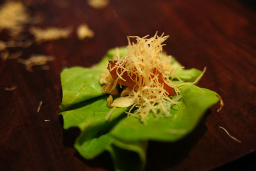 Miso Black Cod on Butter Lettuce