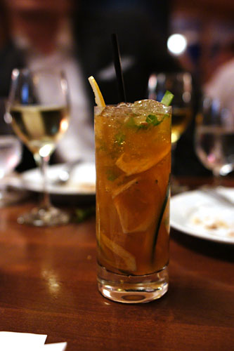 #1 - Pimm's No. 1, Lemon, Celery, Cucumber, Dr. Brown's Cel-Ray