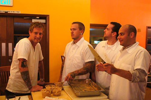 Michael Voltaggio, Cole Dickinson, Klein Debow, Josh Goldman