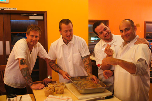 Michael Voltaggio, Cole Dickinson, Klein Debow, Josh Goldman