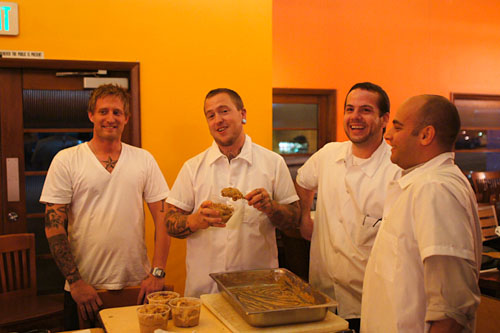 Michael Voltaggio, Cole Dickinson, Klein Debow, Josh Goldman