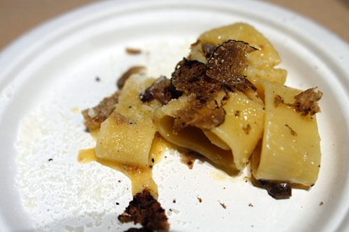 Paccheri alla Norcina e Tartufo