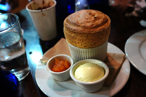 Caramel Souffle, Grapefruit Gelee, Fleur De Sel Ice Cream